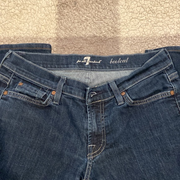 7 for all mankind bootcut jeans size 28 - Picture 3 of 6